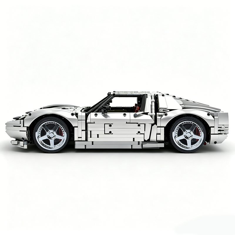 MOC-119000 1:8 Sports Car Lamborghini Miura Concept Building Block Set 3435pcs Collectible Model Kit with Custom Wheels
