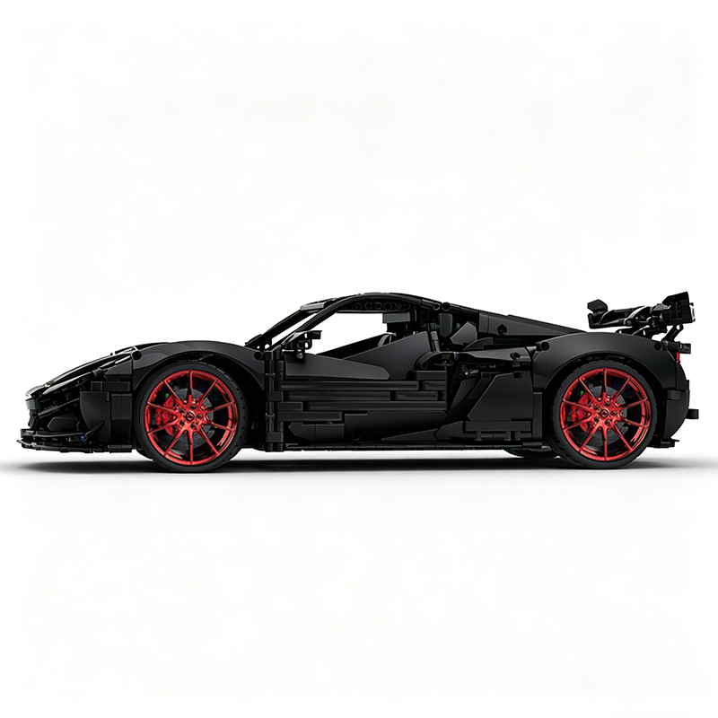 MOC-216686 1:8 Sports Car Corvette ZR1 2025 Building Block Set 3646pcs Collectible Model Kit with Custom Wheels