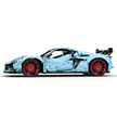 MOC-216686 1:8 Sports Car Corvette ZR1 2025 Building Block Set 3646pcs Collectible Model Kit with Custom Wheels