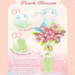 Flower Wishes-Peach Blossom Wind Chime Building Blocks Display-worthy blocks