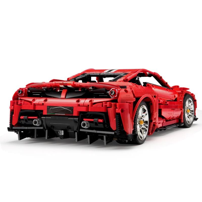 CADA-C61043 1:8 Sports Car Pista 488 – Static Version Building Block Set 3236pcs Adult Collector Collectible Model Kit