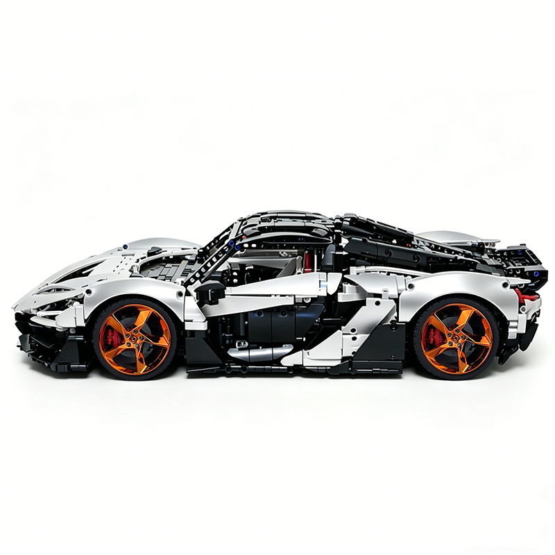 MOC-222472 1:8 Sports Car McLaren W1 Building Block Set 3442pcs Collectible Model Kit with Custom Wheels