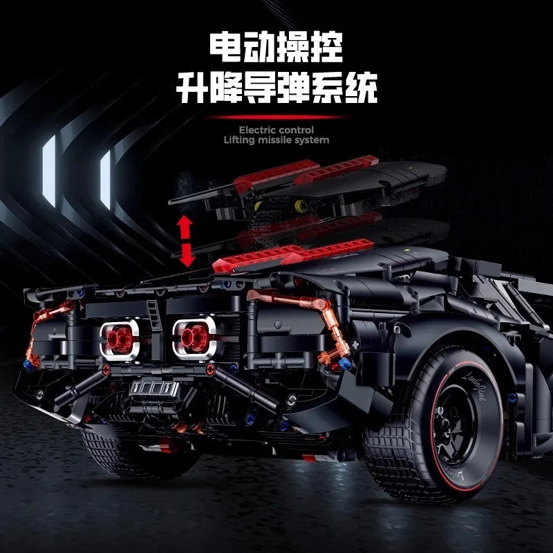 GULY 10618 Technic Armored Hypercar Building Blocks Set, 1:8 Scale Sports Car Model Kit, 4290 PCS Collectible Race Car Bricks Toy for Adults & Teens, No Motor, Paper Instruction Only