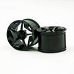 GULY 3# Wheel Rims, 6.6cm OD 4.4cm Width, 1:8 Scale Building Block Rims, Compatible with Technic 42115 42083 Car Model, MOC Replacement Parts, 5 Colors Available, Rims Only or Rims with Tires Option