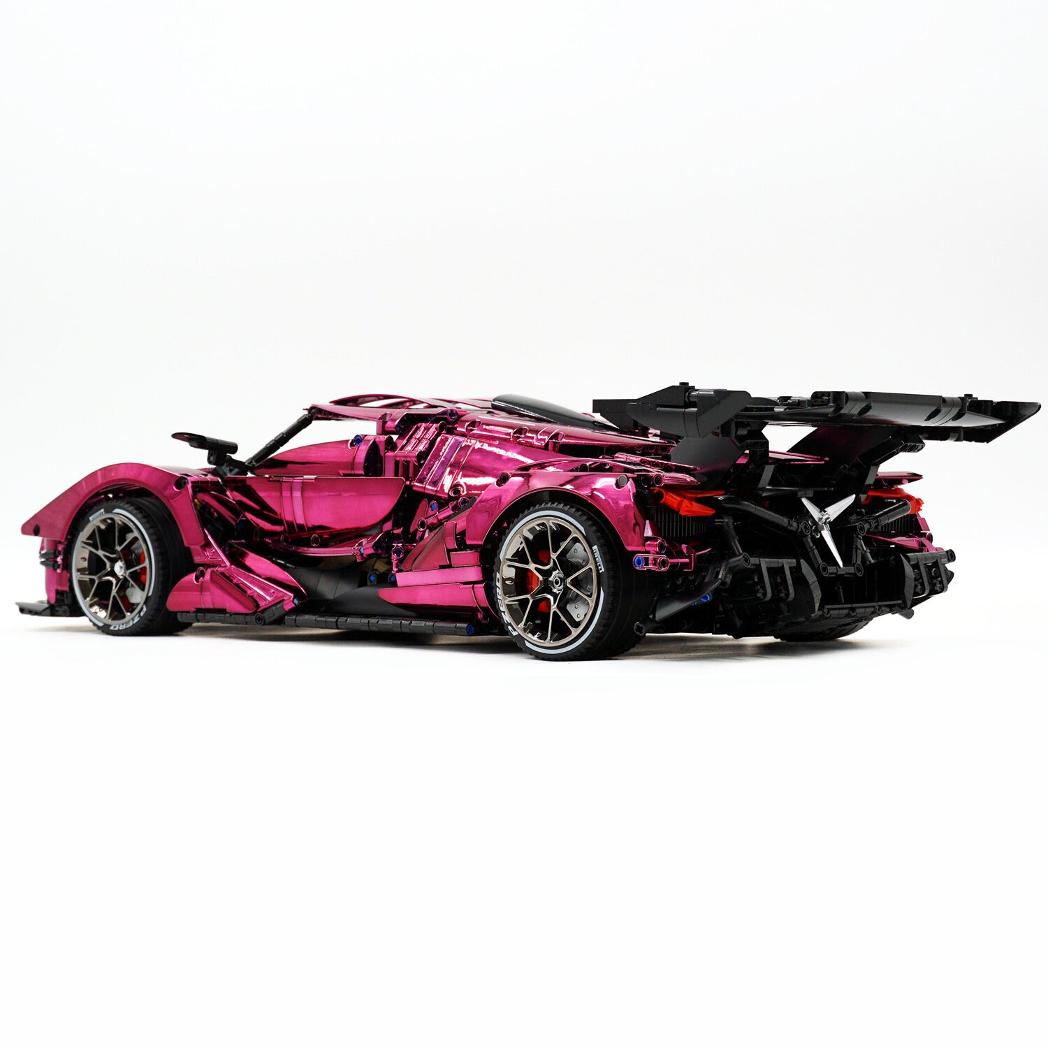 CADA-C61053 1:8 Sports Car Apollo Custom Electroplated Building Block Set 4449pcs Adult Collector Collectible Model Kit