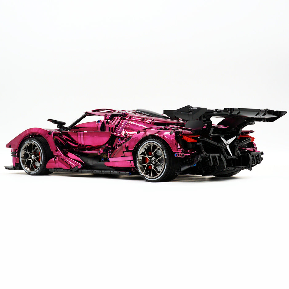 CADA-C61053 1:8 Sports Car Apollo Custom Electroplated Building Block Set 4449pcs Adult Collector Collectible Model Kit