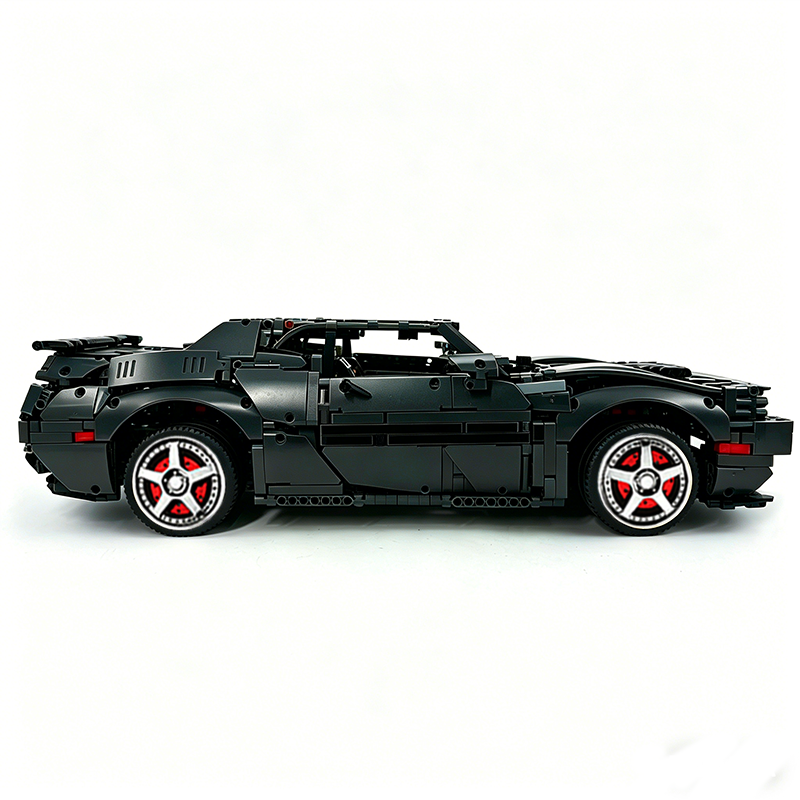 MOC-152910 1:8 Sports Car Dodge Challenger Concept Building Block Set 3121pcs Collectible Model Kit with Custom Wheels