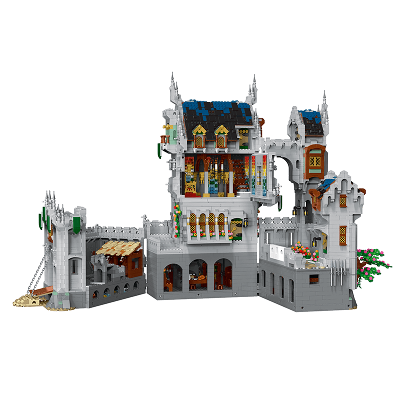 European Medieval Castle building block 8602pcs