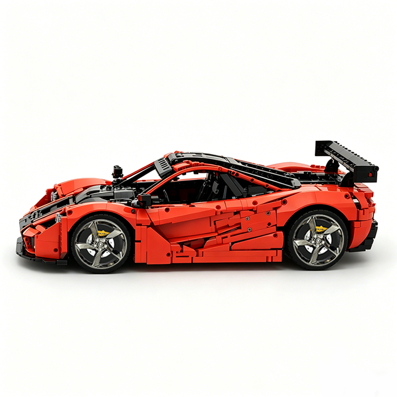 MOC-202525 1:8 Sports Car McLaren F1 GTR Concept Building Block Set 3473pcs Collectible Model Kit with Custom Wheels