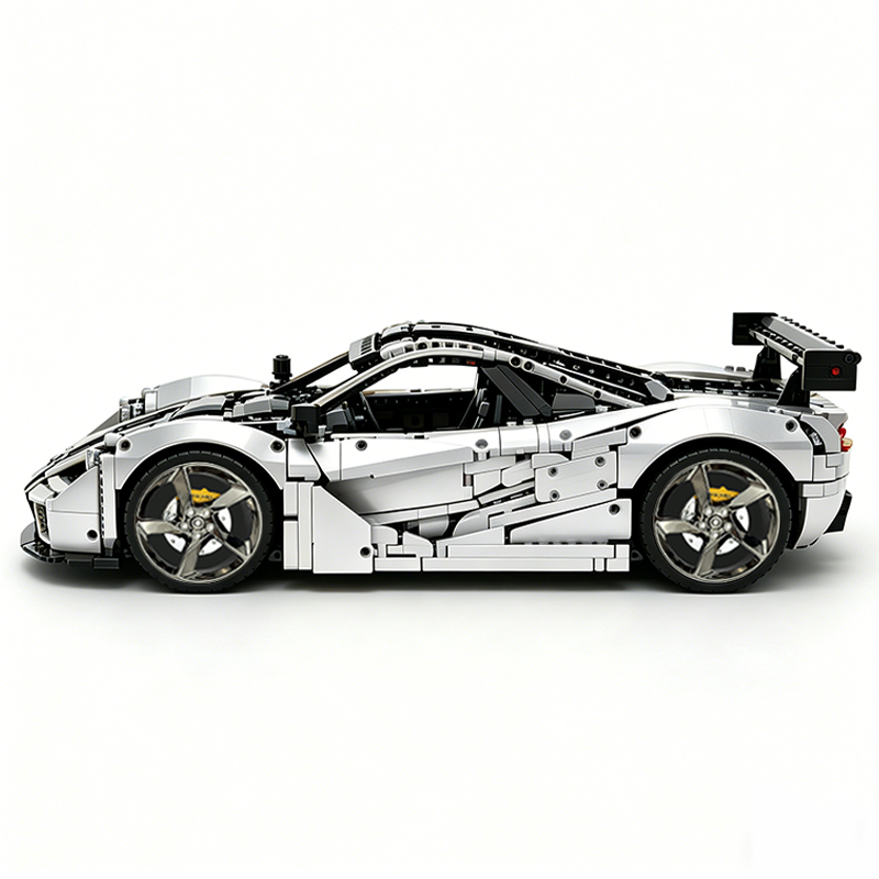 MOC-202525 1:8 Sports Car McLaren F1 GTR Concept Building Block Set 3473pcs Collectible Model Kit with Custom Wheels