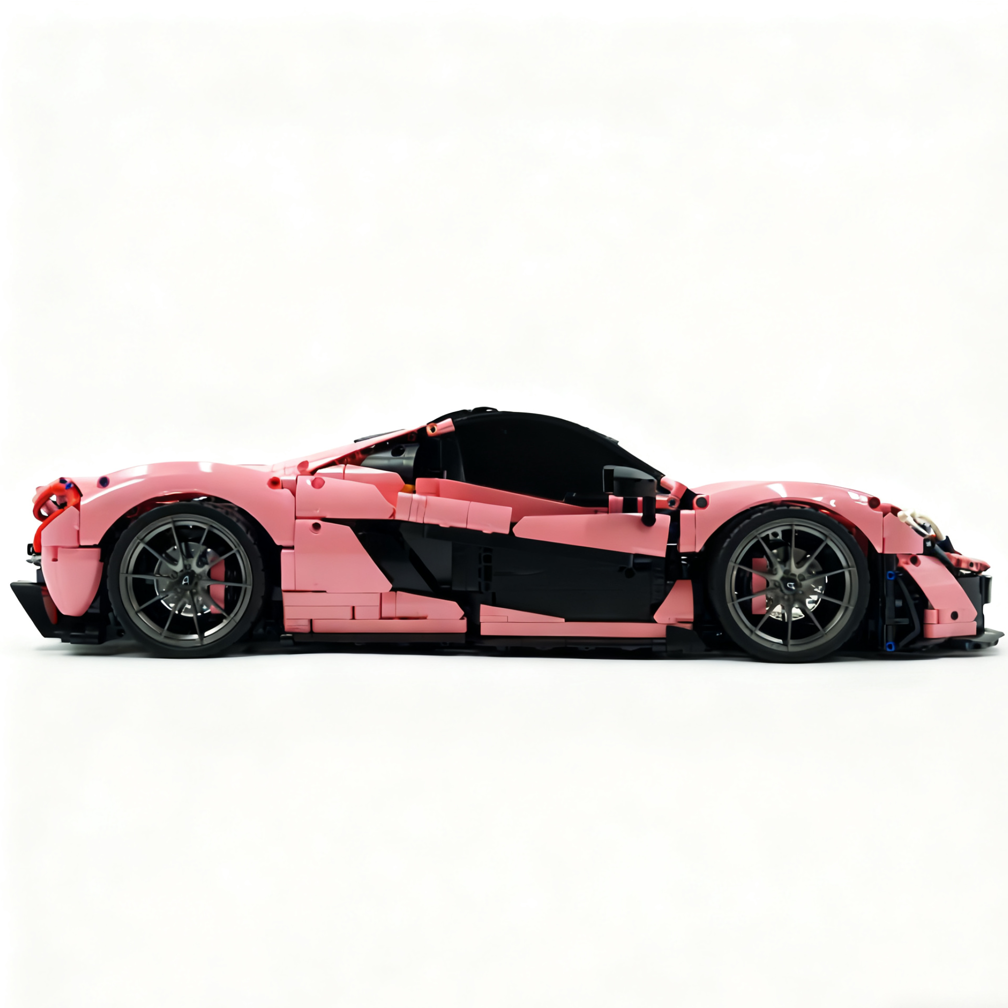 TGL-42172 1:8 Sports Car McLaren P1 Custom Pink Building Block Set 3895pcs Adult Collector Collectible Model Kit