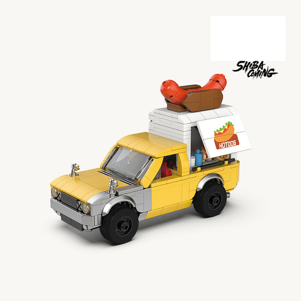 Sheep Boss Hot Dog Cart Building Blocks 500pcs