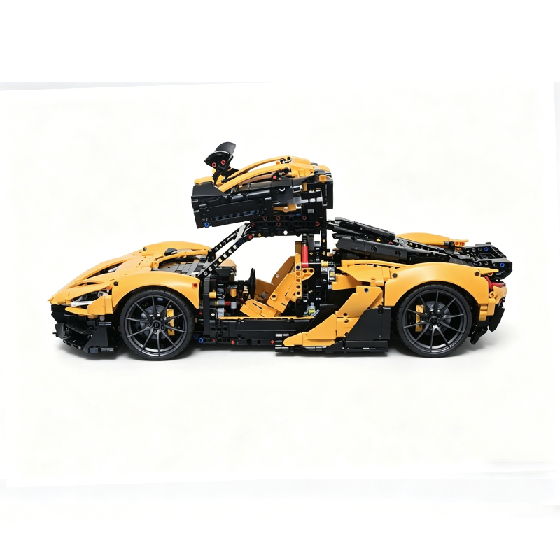 MOC-222472 1:8 Sports Car McLaren W1 Building Block Set 3442pcs Collectible Model Kit with Custom Wheels
