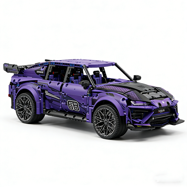 MOYU-88010 1:8 Sports Car URUS Off-Road Building Block Set 2375pcs Adult Collector Collectible Model Kit