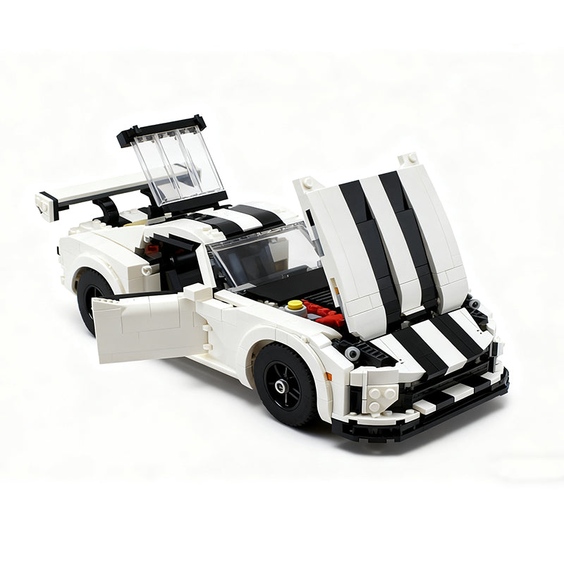 MOC 120125 Crafted White Technical 10 in 1 Super Sport Vehicle 10295 Blocks Bricks