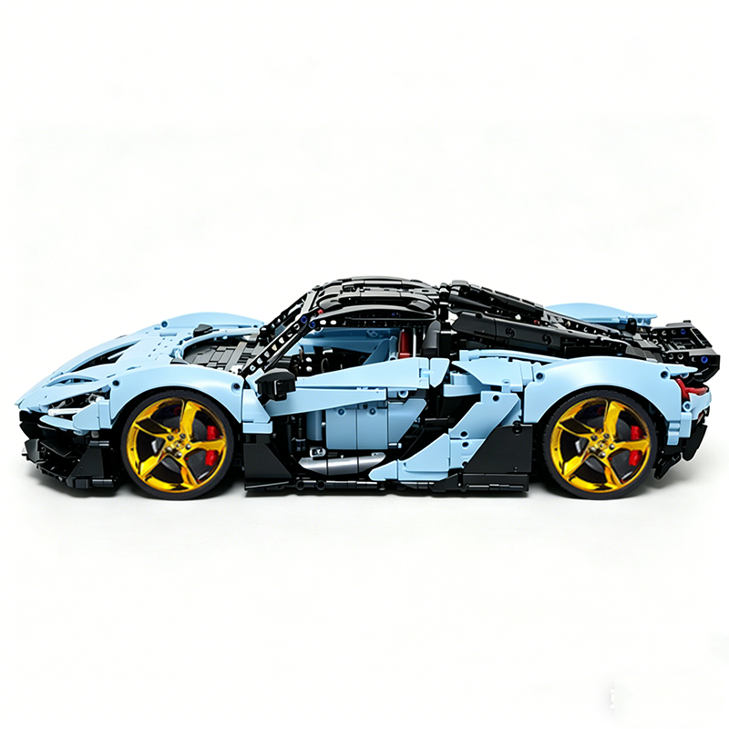 MOC-222472 1:8 Sports Car McLaren W1 Building Block Set 3442pcs Collectible Model Kit with Custom Wheels