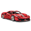 CADA-C61043 1:8 Sports Car Pista 488 – Static Version Building Block Set 3236pcs Adult Collector Collectible Model Kit