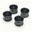 GL05 1:8 Building Block Wheel Rims 6.6×4.4cm, Compatible with Technic 42115 42083, 6 Color Options, MOC Supercar Model Mod Accessories