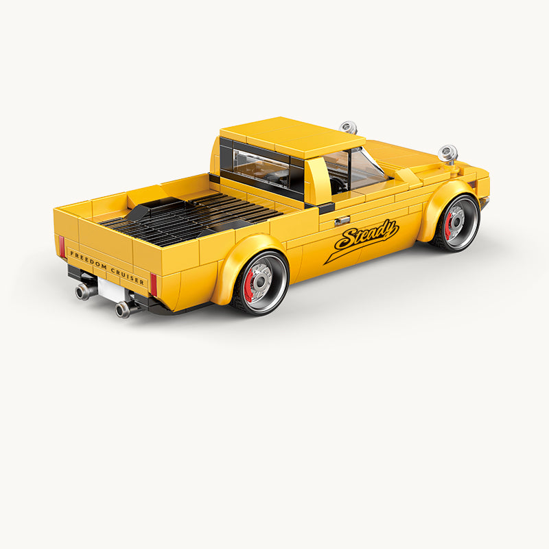 Retro pickup truck assembly blocks 324pcs