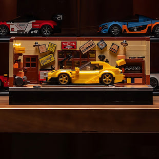 Vintage parking lot and repair shop 750pcs