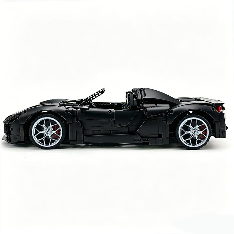 MOC-159171 1:8 Sports Car Porsche 918 Building Block Set 2266pcs Collectible Model Kit with Custom Wheels