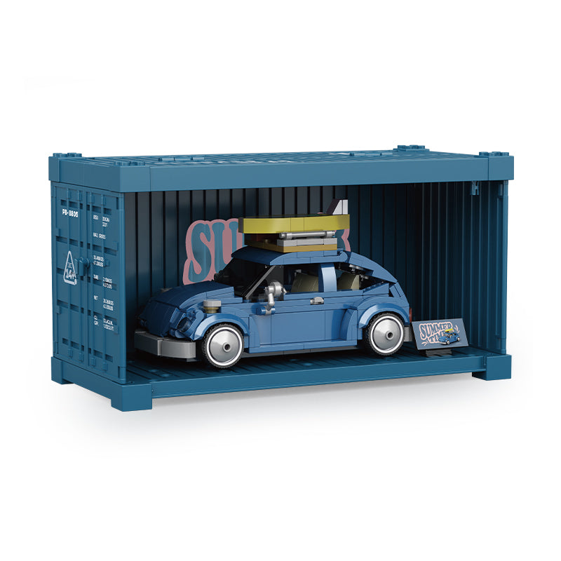 Beetle travel camping building block car 347pcs