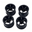 MOC Building Block 6# Wheel Rims 6.5cm Outer Diameter 4.4cm Width, 1:8 Scale Technic Car Replacement Parts Compatible with 42115 42083, 6 Colors, Rims Only or Rims + Tires Combo