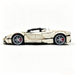 MOC-194680 1:8 Sports Car Ferrari LaFerrari Building Block Set 3636pcs Collectible Model Kit with Custom Wheels