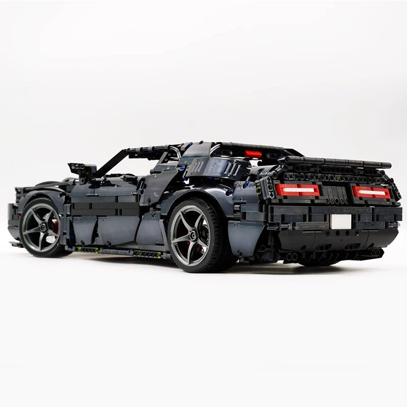 MOC-152910 1:8 Sports Car Dodge Challenger Concept Building Block Set 3121pcs Collectible Model Kit with Custom Wheels