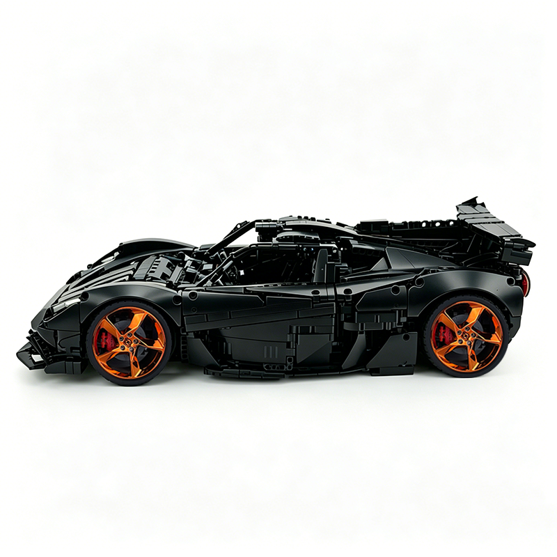 MOC-215951 1:8 Sports Car Gordon Murray Automotive T.50s Building Block Set 3427pcs Collectible Model Kit with Custom Wheels
