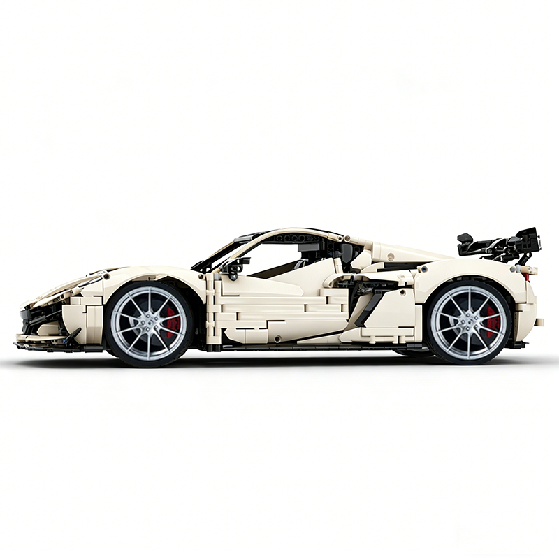 MOC-216686 1:8 Sports Car Corvette ZR1 2025 Building Block Set 3646pcs Collectible Model Kit with Custom Wheels