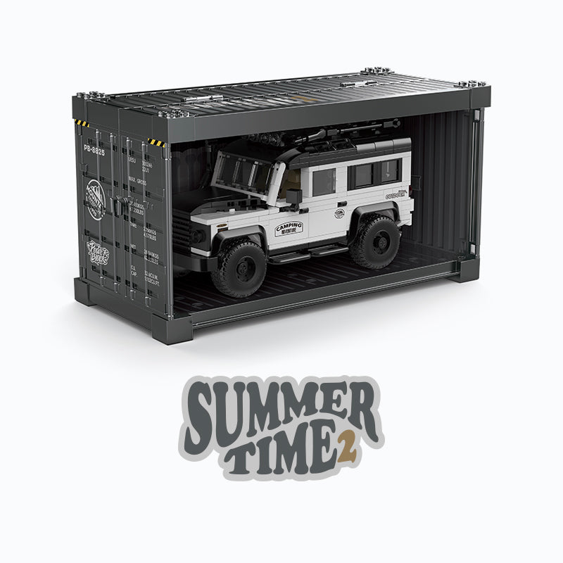 Land Rover Defender Camper Truck Blocks 676pcs
