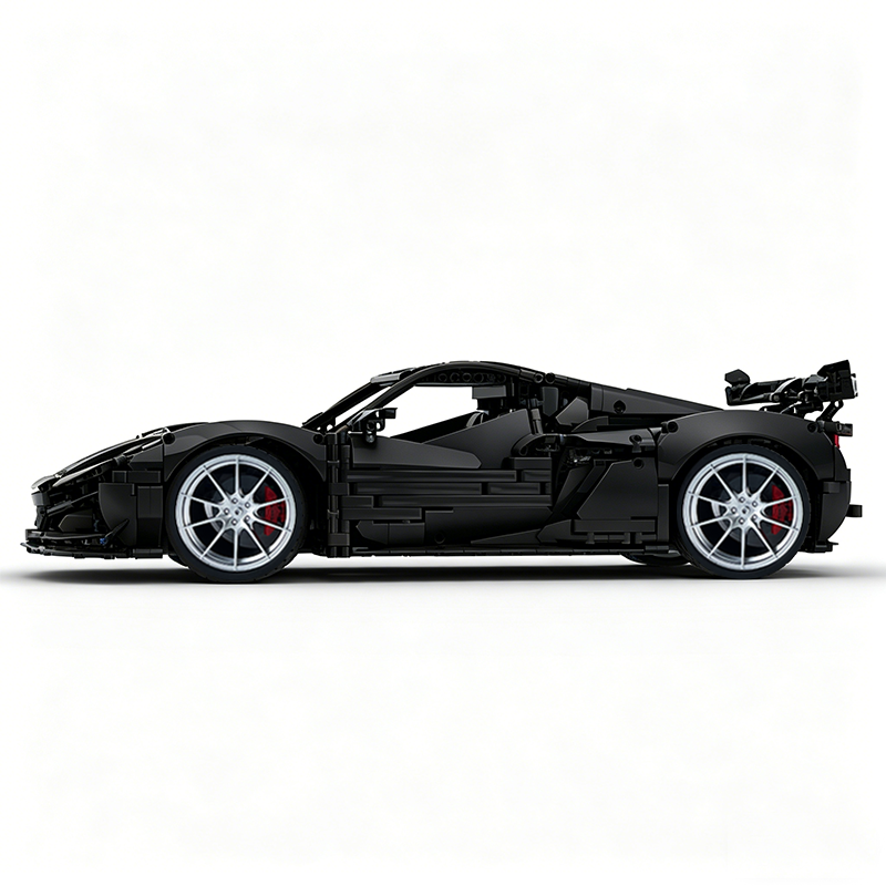 MOC-216686 1:8 Sports Car Corvette ZR1 2025 Building Block Set 3646pcs Collectible Model Kit with Custom Wheels