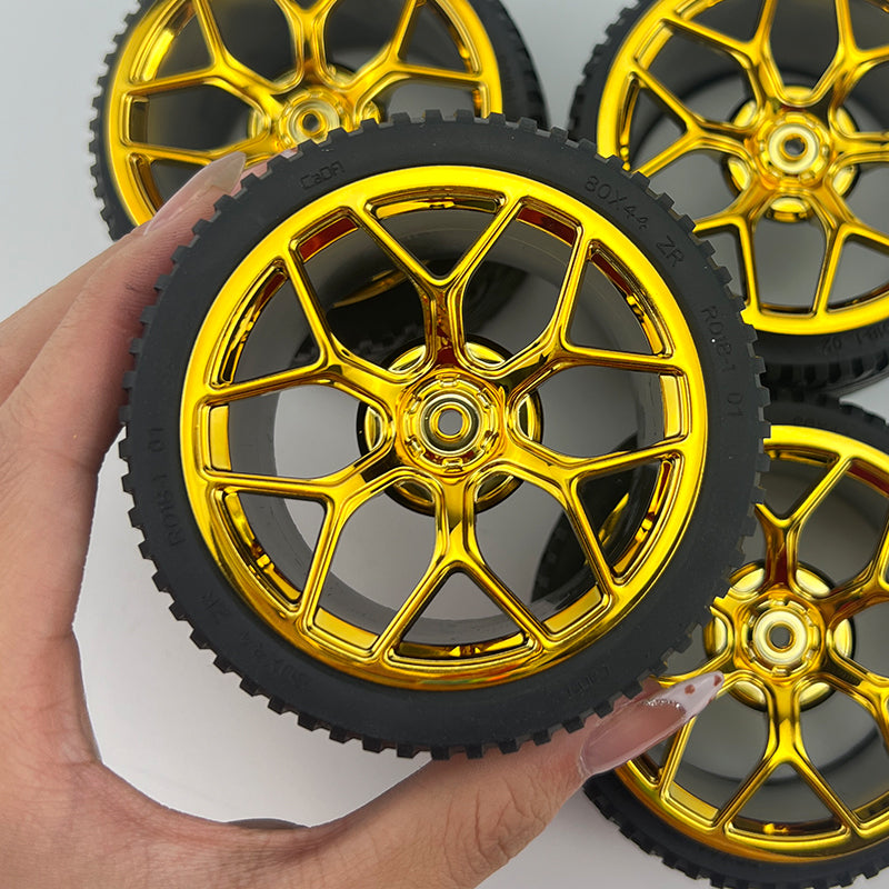 4PCS Wheels CADA Crafted Wheel Hub Accessories Wheel Compatible Scale 1:8 Car