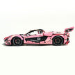 TGL-42172 1:8 Sports Car McLaren P1 Custom Pearlescent Pink Building Block Set 3886pcs Adult Collector Collectible Model Kit