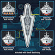 Executor-class Dreadnought building block 7550pcs