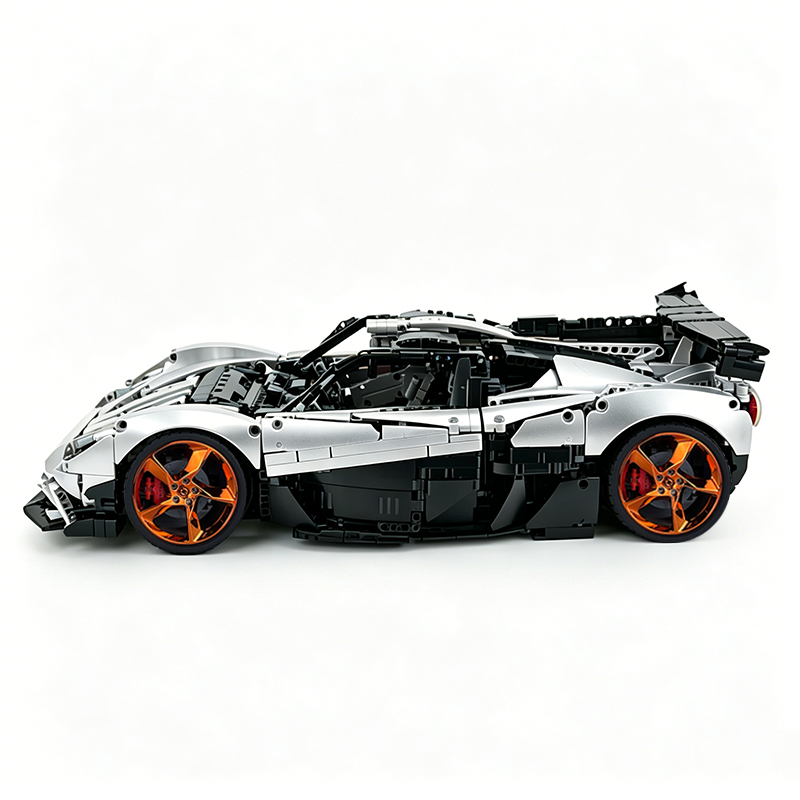 MOC-215951 1:8 Sports Car Gordon Murray Automotive T.50s Building Block Set 3427pcs Collectible Model Kit with Custom Wheels