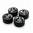 SP3 1:8 Building Block Wheel Rims 7.5×.4cm, Compatible with Technic 42172 42143 42232, 8 Colors Electroplated Series, MOC Model Car Mod Accessories
