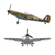 100279 British Spitfire 681pcs