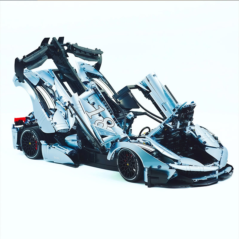 Italian Custom Bule Sports Car 4738pcs