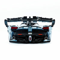 Italian Custom Bule Sports Car 4738pcs