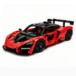 1:8 Scale McLaren Senna-Inspired Supercar MOC Building Blocks Set, 3703-Piece Sports Car Model Kit