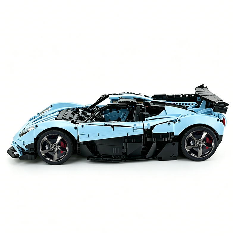 MOC-215951 1:8 Sports Car Gordon Murray Automotive T.50s Building Block Set 3427pcs Collectible Model Kit with Custom Wheels