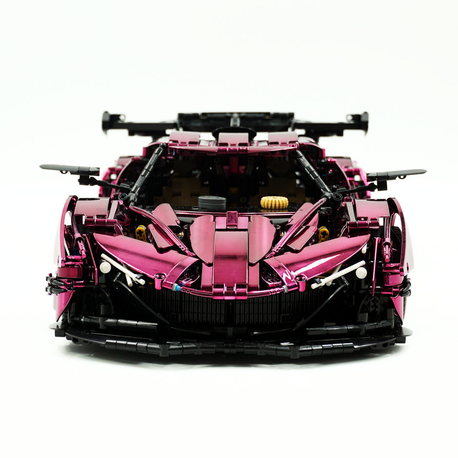 CADA-C61053 1:8 Sports Car Apollo Custom Electroplated Building Block Set 4449pcs Adult Collector Collectible Model Kit