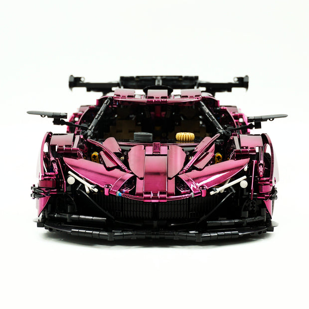 CADA-C61053 1:8 Sports Car Apollo Custom Electroplated Building Block Set 4449pcs Adult Collector Collectible Model Kit