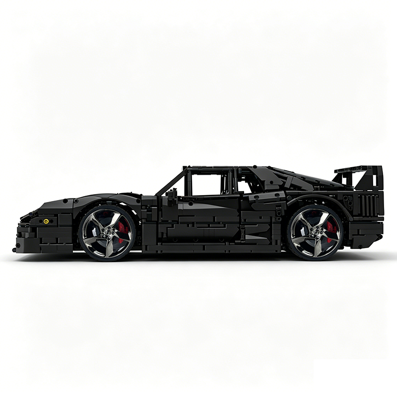 MOC-140404 1:8 Sports Car Ferrarі F40 Building Block Set 3603pcs Collectible Model Kit with Custom Wheels