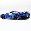 TGL-T5042 1:8 Sports Car Ford GT Custom Painted Blue Building Block Set 3056pcs Adult Collector Collectible Model Kit