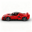 MOC-261024 1:8 Sports Car Ferrarl SC40 Building Block Set 2898pcs Collectible Model Kit with Custom Wheels