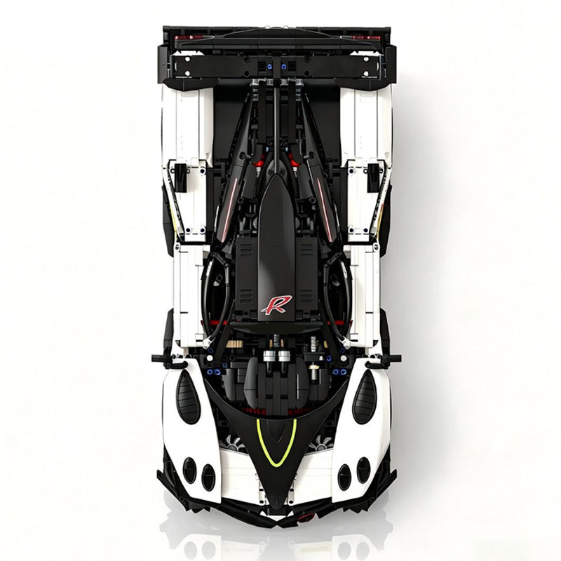 MOC Pagani Zonda 1:8 Model Hypercar Building Blocks Bricks | 3400 Pieces Ultimate Sports Car Model Kit