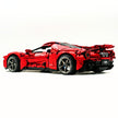 TGL-T5042 1:8 Sports Car Ford GT Custom Painted Red Building Block Set 3056pcs Adult Collector Collectible Model Kit